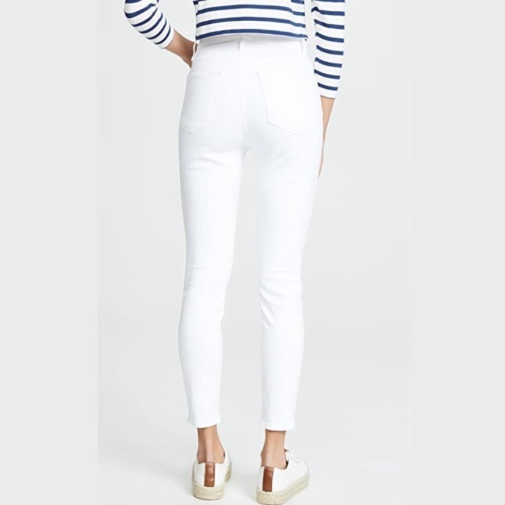 ✅ NWT Frame Jeans Ali High Rise Cigarette Skinny in White - Picture 4 of 9